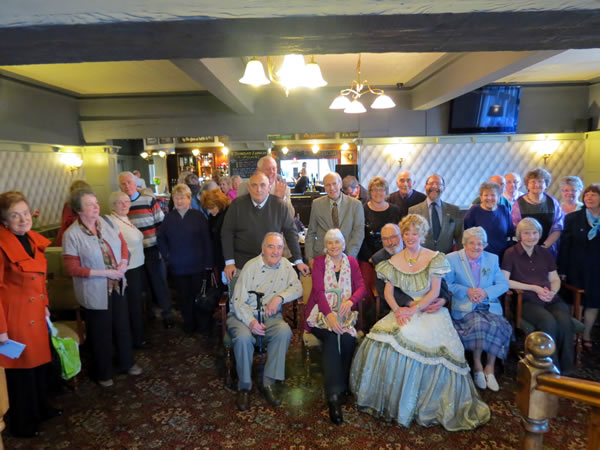 Image of the Derby and Notts Music Hall Association at the Fleur de Lys Hotel and Restaurant in Totley
